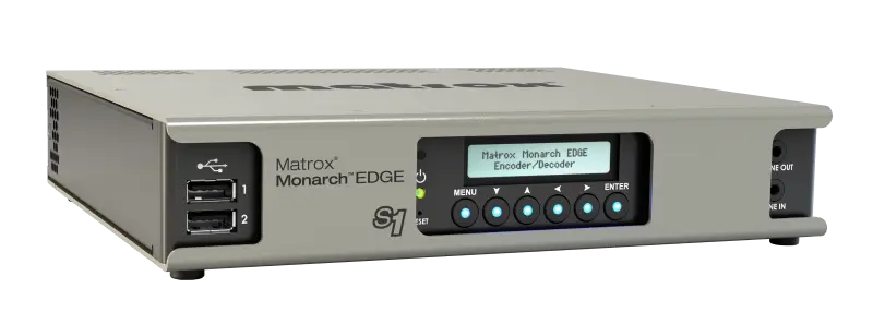 Monarch EDGE S1  Simultaneous single channel encoder and decoder for remote production