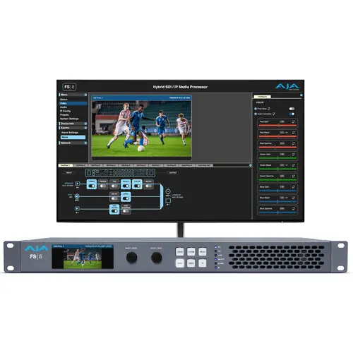 AJA FS8 Next-Gen 12G-SDI/SMPTE ST 2110 Media Processor